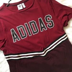 Adidas “Vintage Cheer” Oversized Tee
